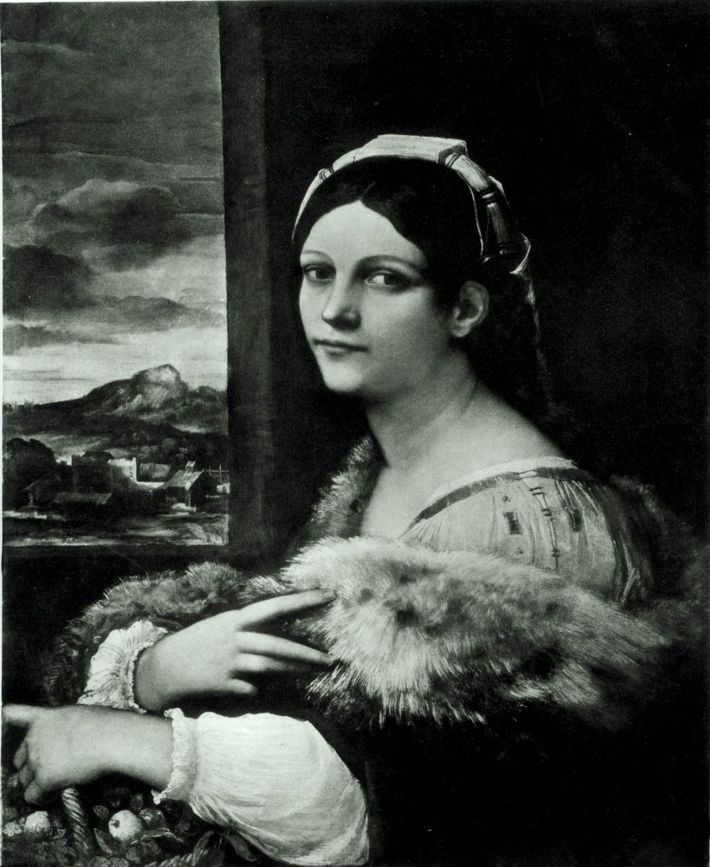 Fiatal lány vagy Szent Dorottya alkotó: Sebastiano del Piombo