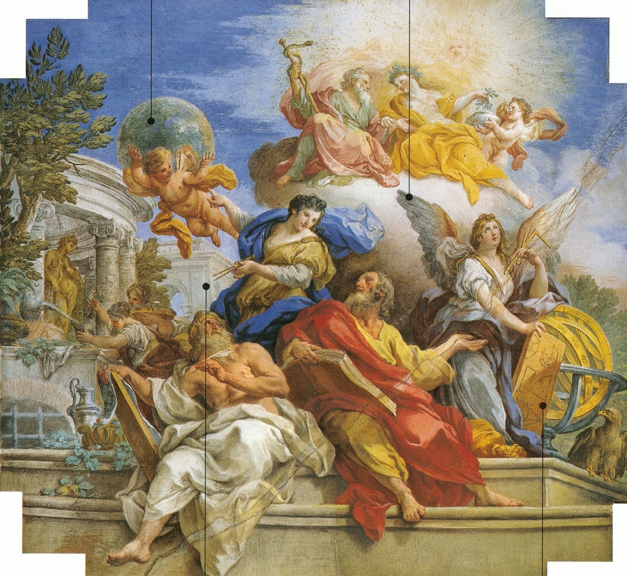 A tudomány allegóriája alkotó: Sebastiano Conca