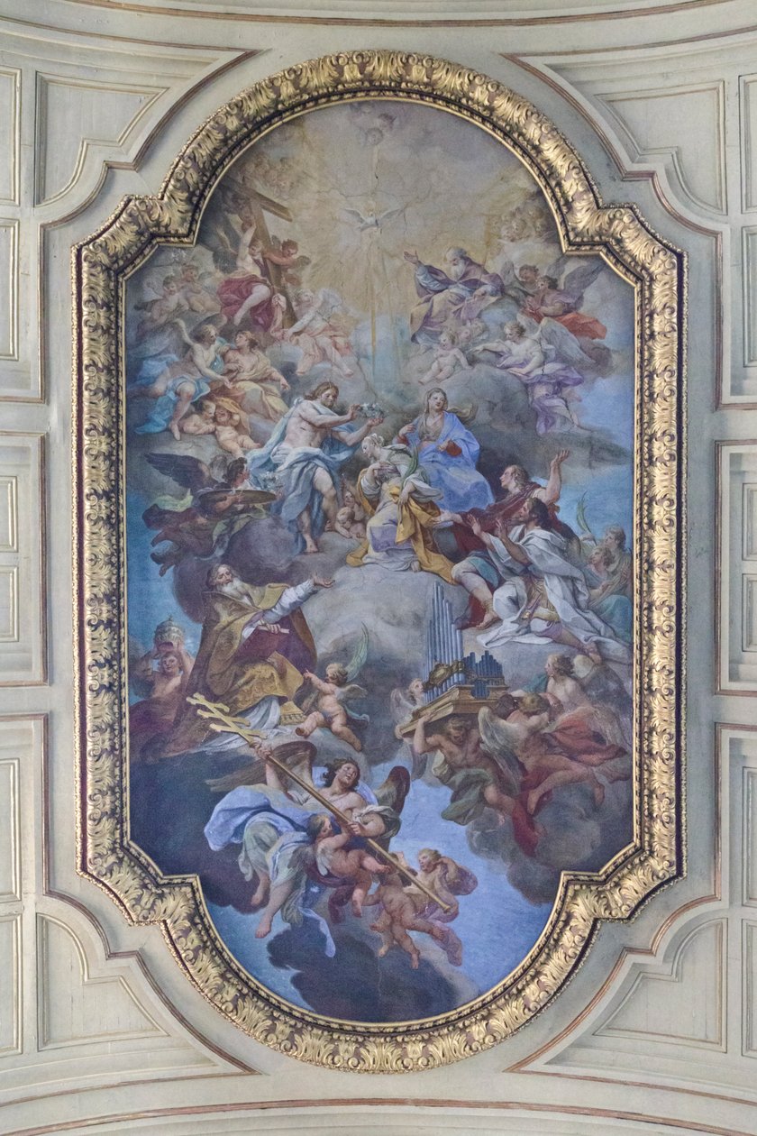 Santa Cecilia apoteózisa alkotó: Sebastiano Conca