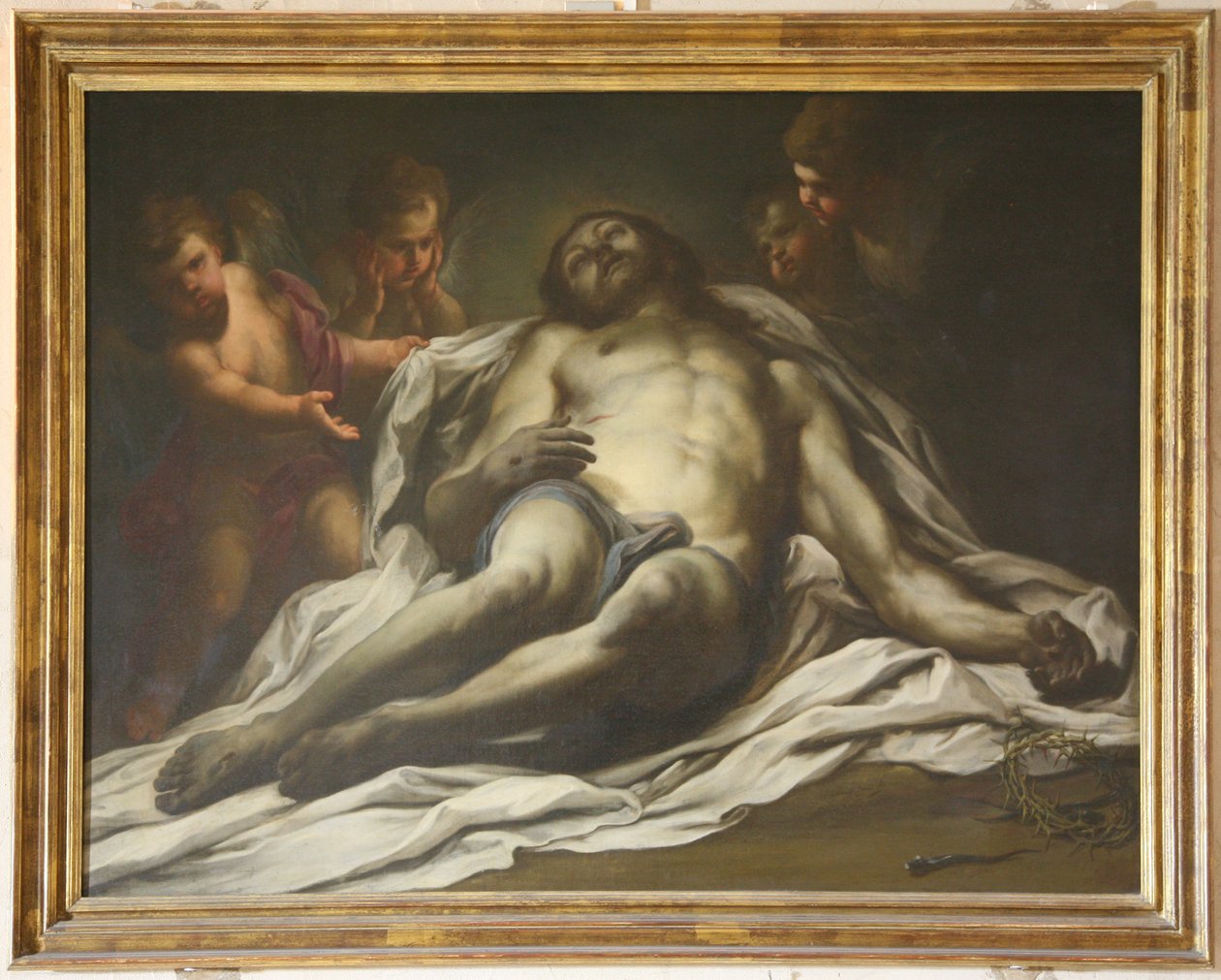 Franciául:  Le Christ mort alkotó: Sebastiano Conca