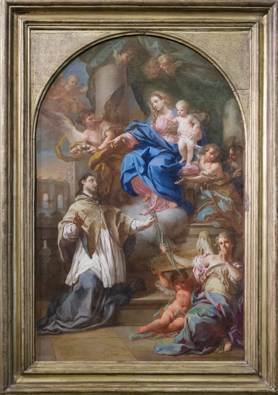 Madonna a gyermekkel és Nepomuki Szent János alkotó: Sebastiano Conca