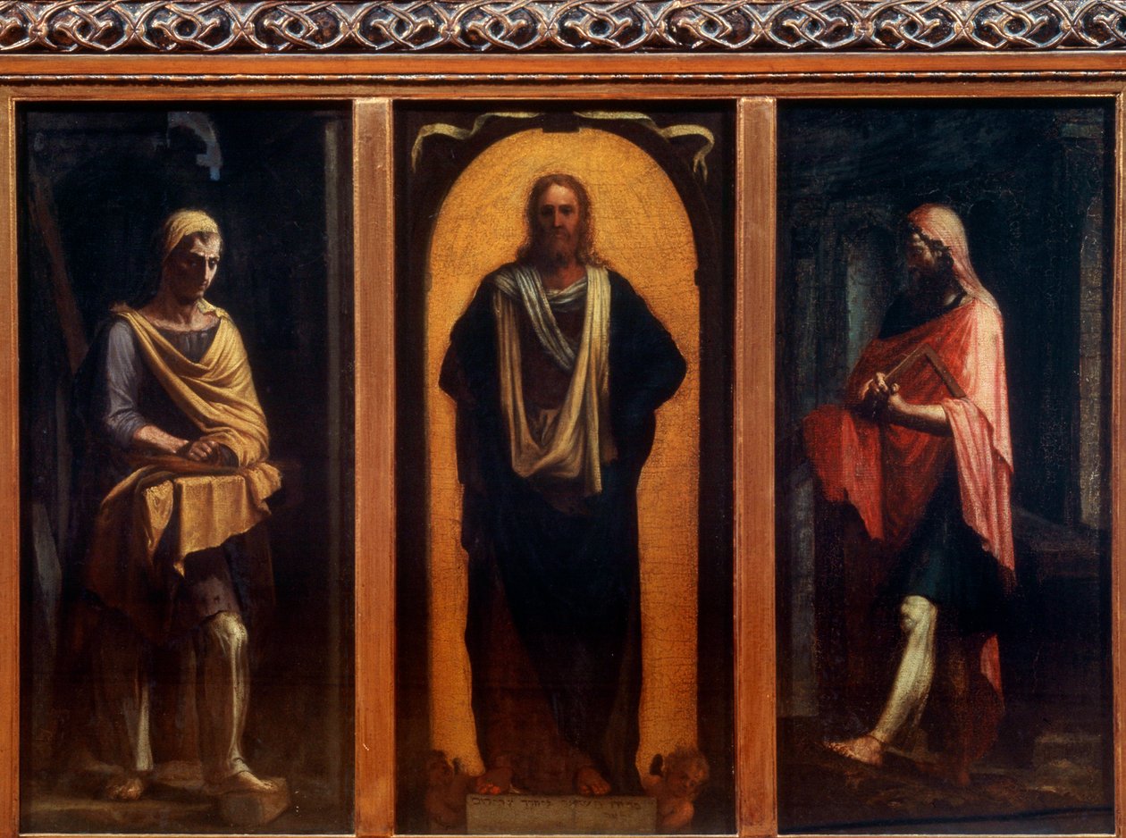 Krisztus két szenttel. alkotó: Sebastiano Piombo del