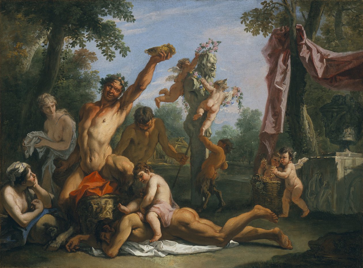 Bakkhanália alkotó: Sebastiano Ricci