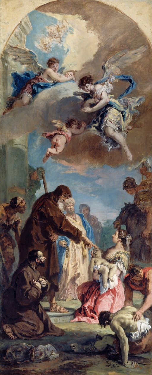 Paolai Szent Ferenc csodája alkotó: Sebastiano Ricci