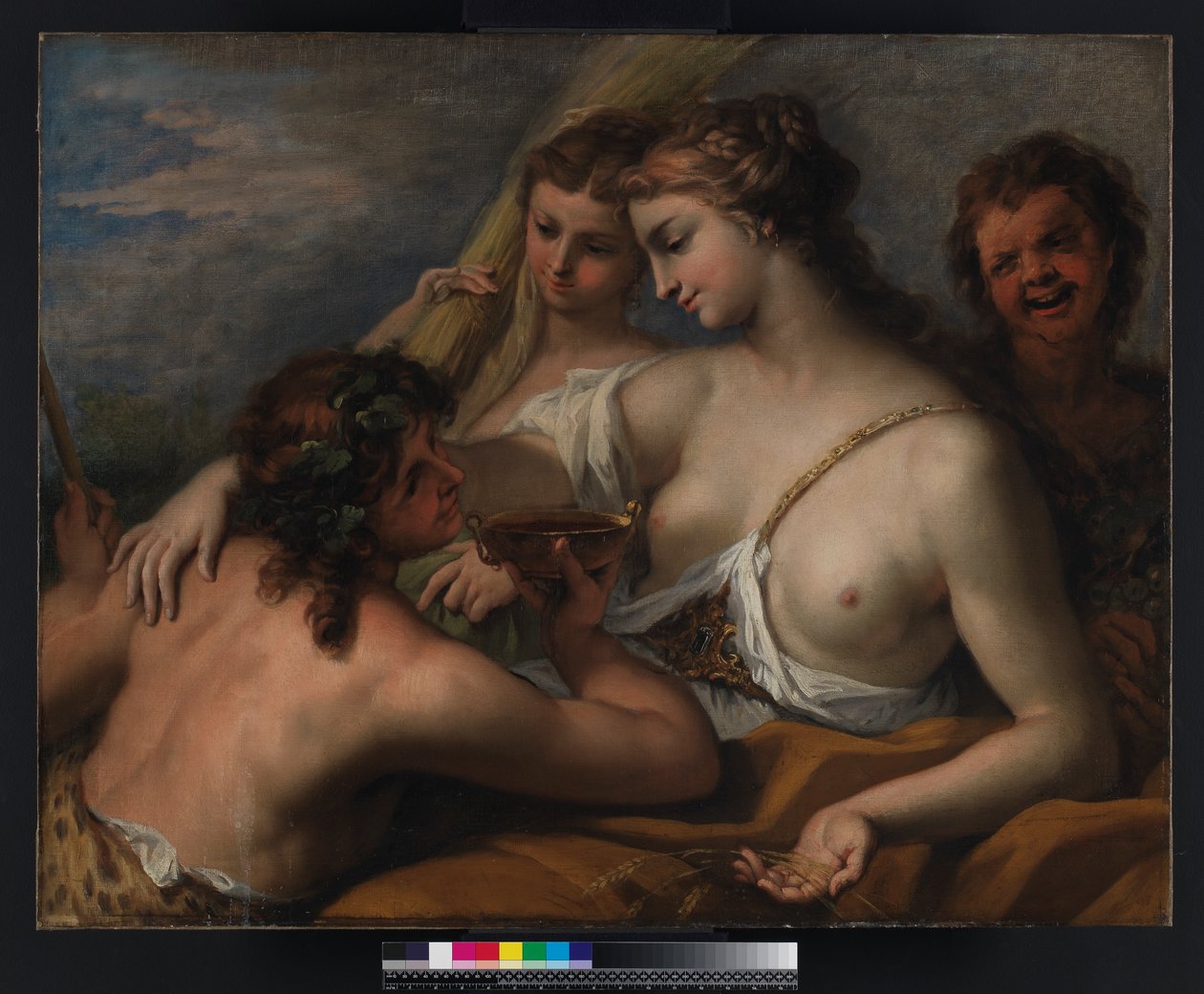 Bacchus és Ceres, nem 1710 után alkotó: Sebastiano Ricci