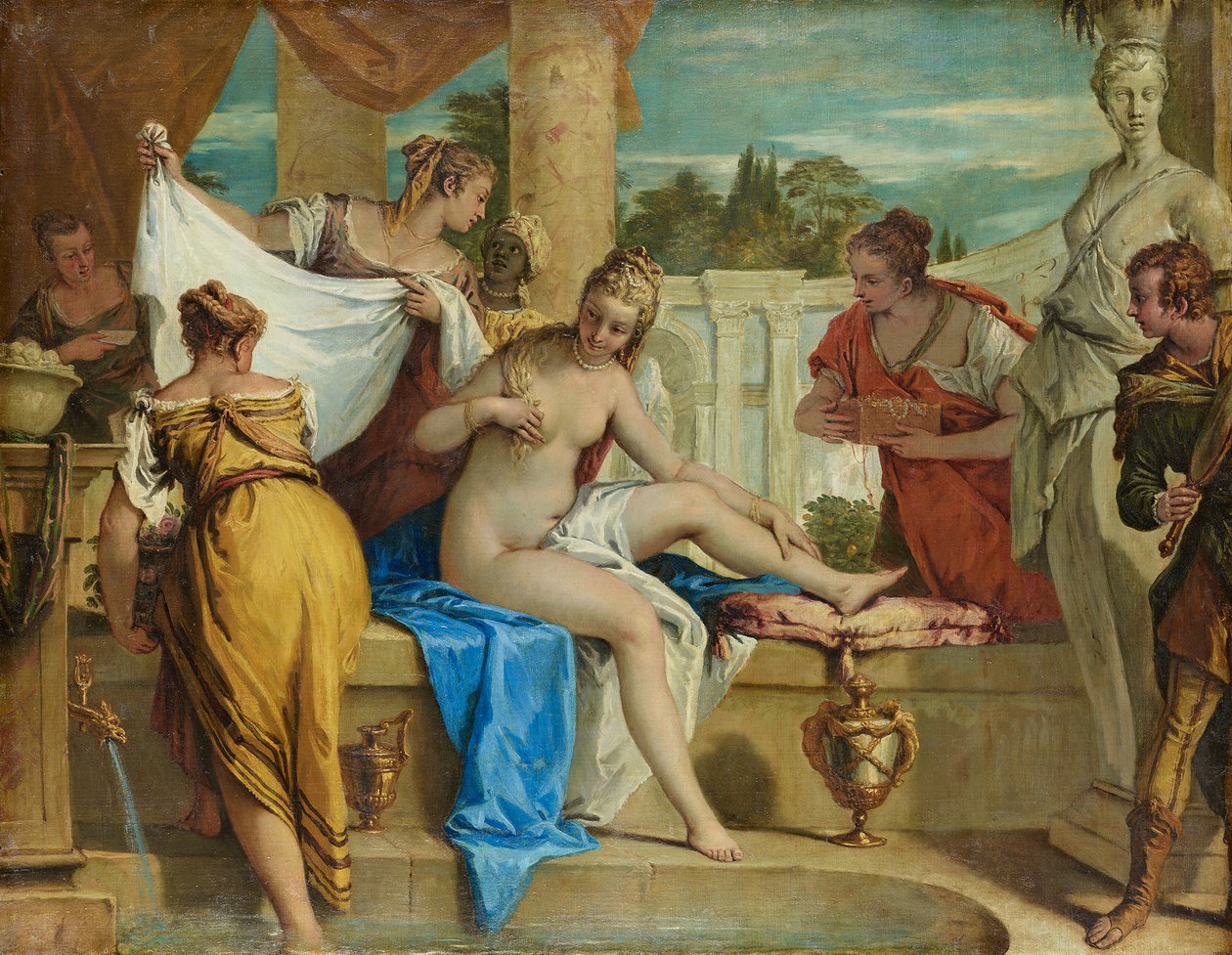 Batsseba a fürdőben alkotó: Sebastiano Ricci