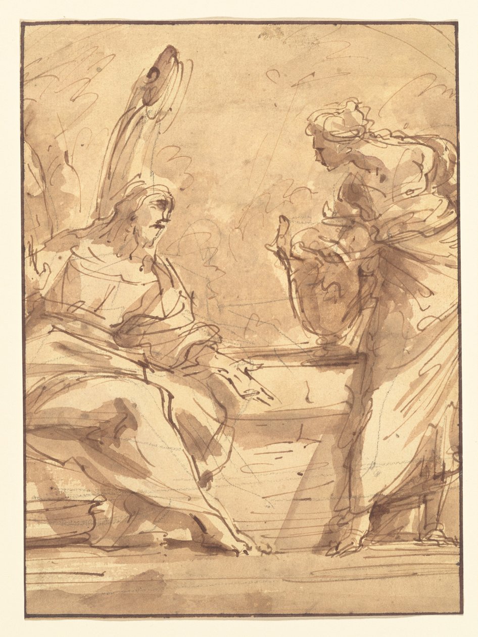 Christus und die Samariterin alkotó: Sebastiano Ricci