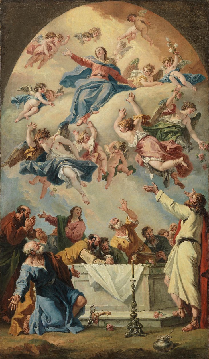 Die Himmelfahrt Mariens alkotó: Sebastiano Ricci