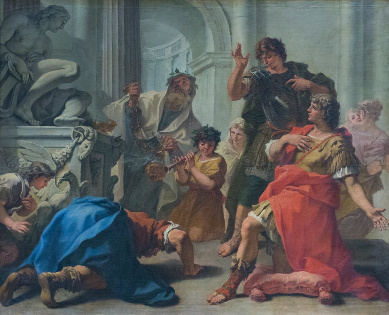 Junius Brutus, 18. század eleje (olaj, vászon) alkotó: Sebastiano Ricci