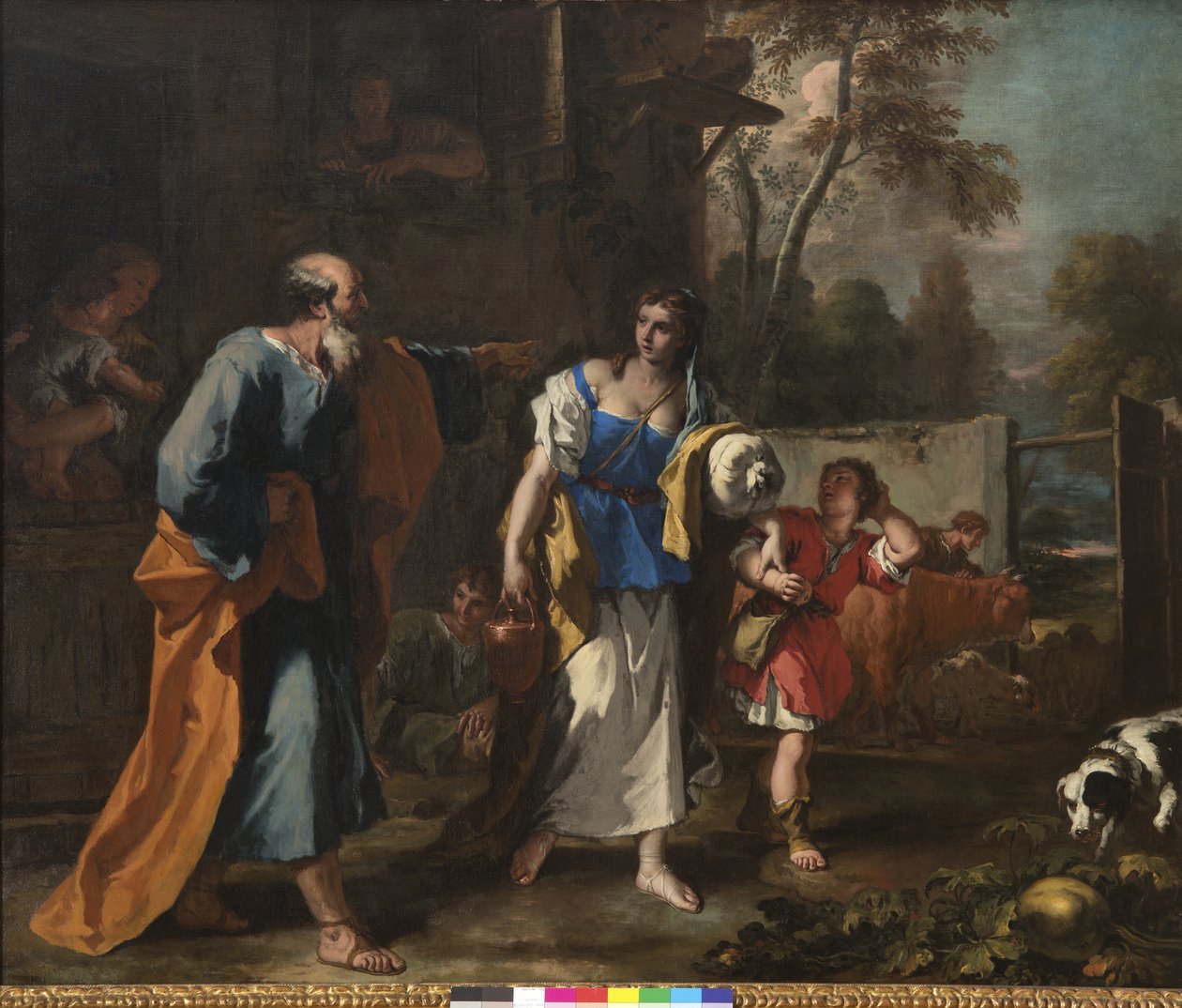 Hágár elpusztítása, 1724 körül alkotó: Sebastiano Ricci