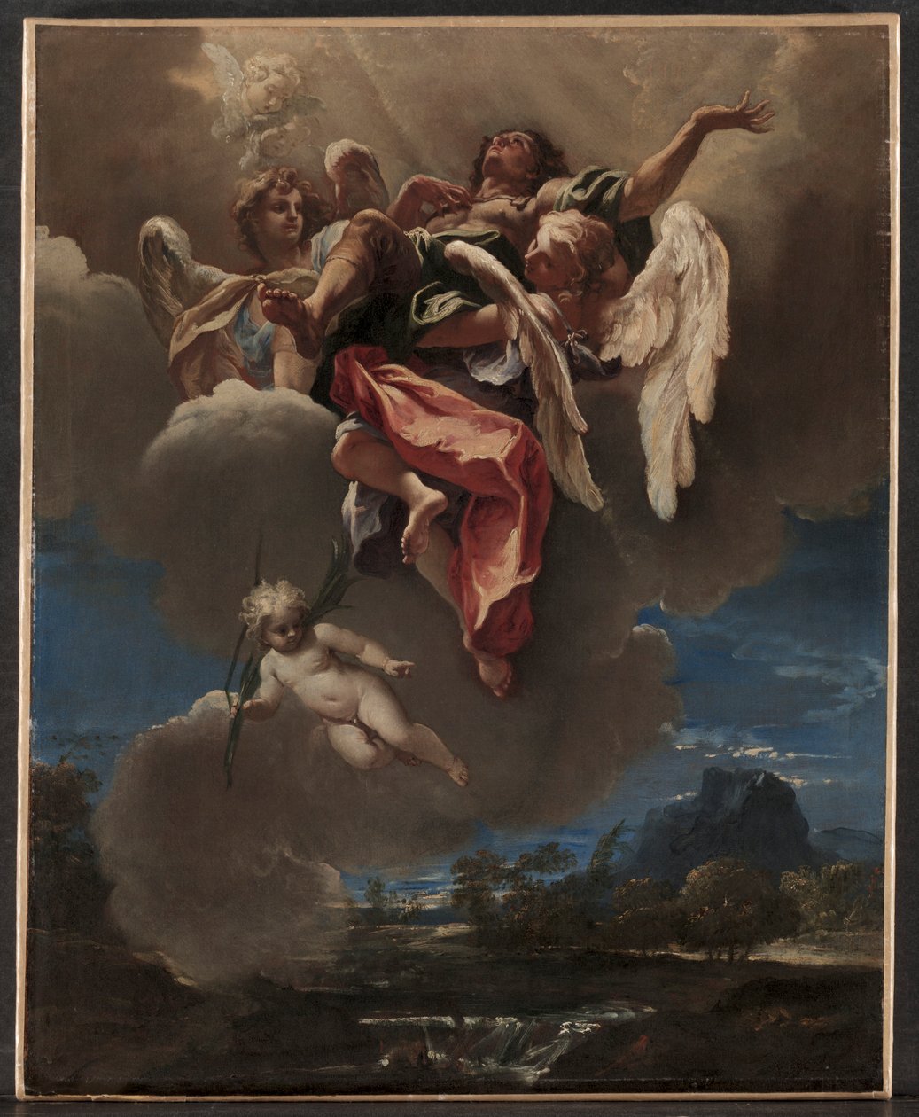 Tanulmány egy szent apoteózisához San Bernardino dei Morti számára, Milánó, c. 1695. alkotó: Sebastiano Ricci