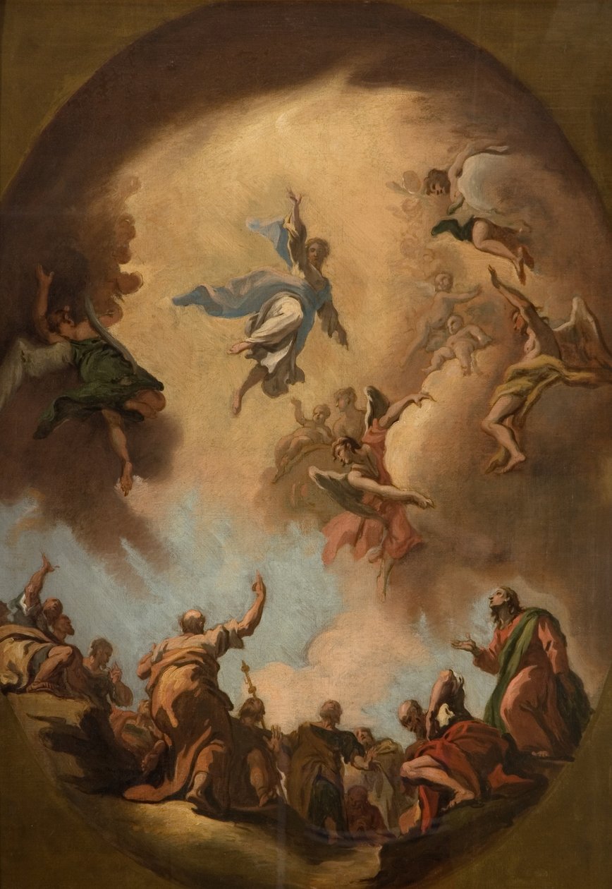 Krisztus mennybemenetele (olaj, vászon) alkotó: Sebastiano Ricci