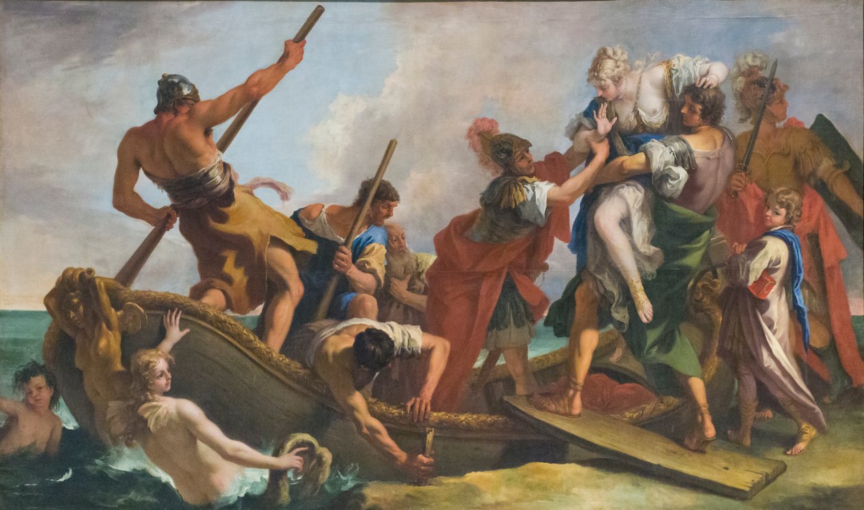 Heléna elrablása, 18. század eleje (olaj, vászon) alkotó: Sebastiano Ricci