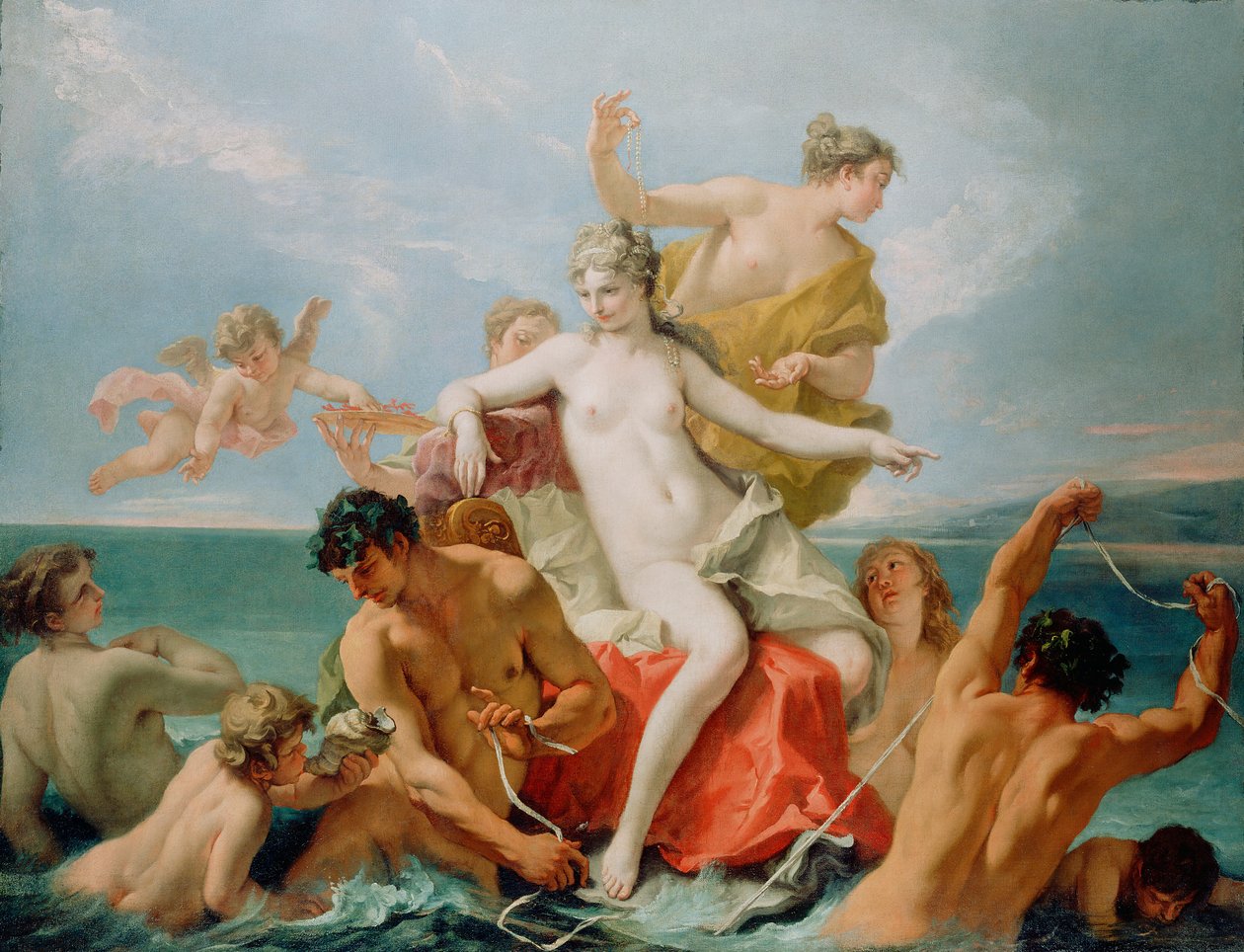 A tengeri Vénusz diadala alkotó: Sebastiano Ricci
