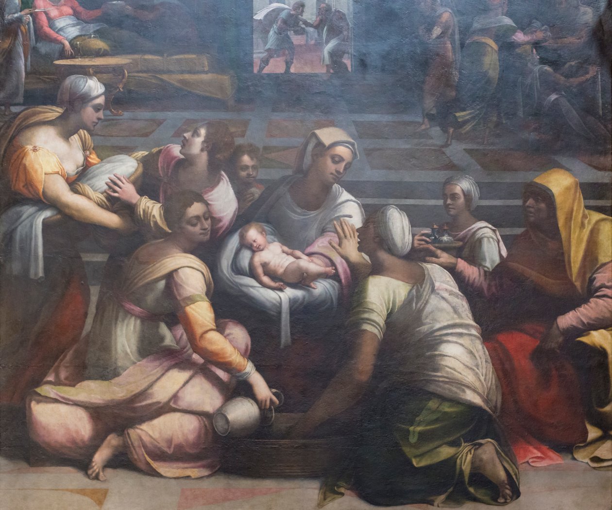 A Szűzanya születése alkotó: Sebastiano del (c.1485 1547) Piombo