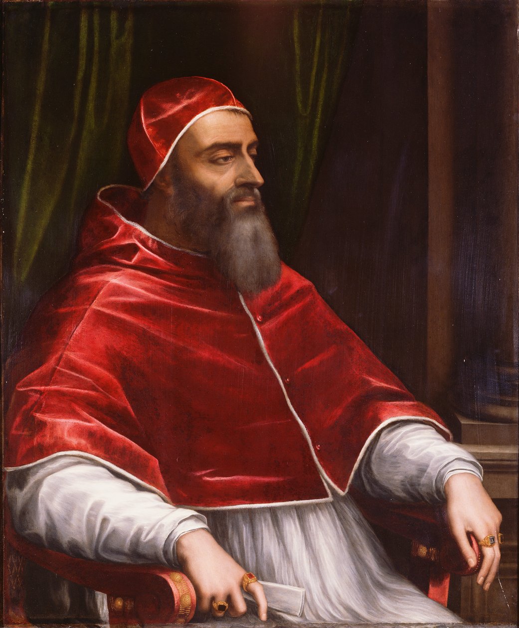 VII. Kelemen pápa, 1531 körül (olaj, pala) alkotó: Sebastiano del (c.1485 1547) Piombo
