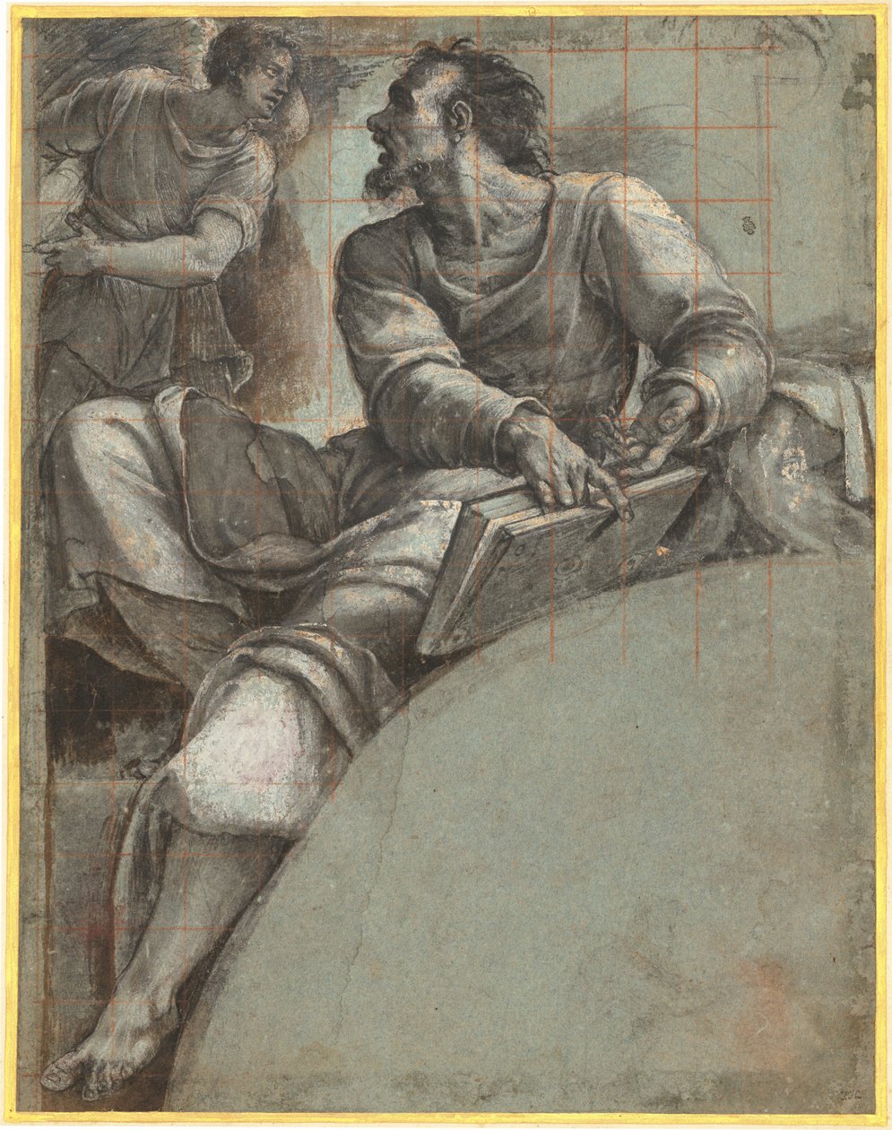 Egy angyal által megszólított próféta alkotó: Sebastiano del Piombo