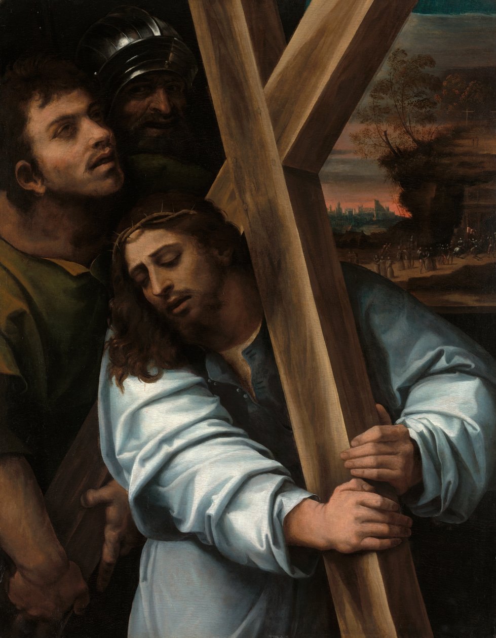 Krisztus viszi a keresztet alkotó: Sebastiano del Piombo