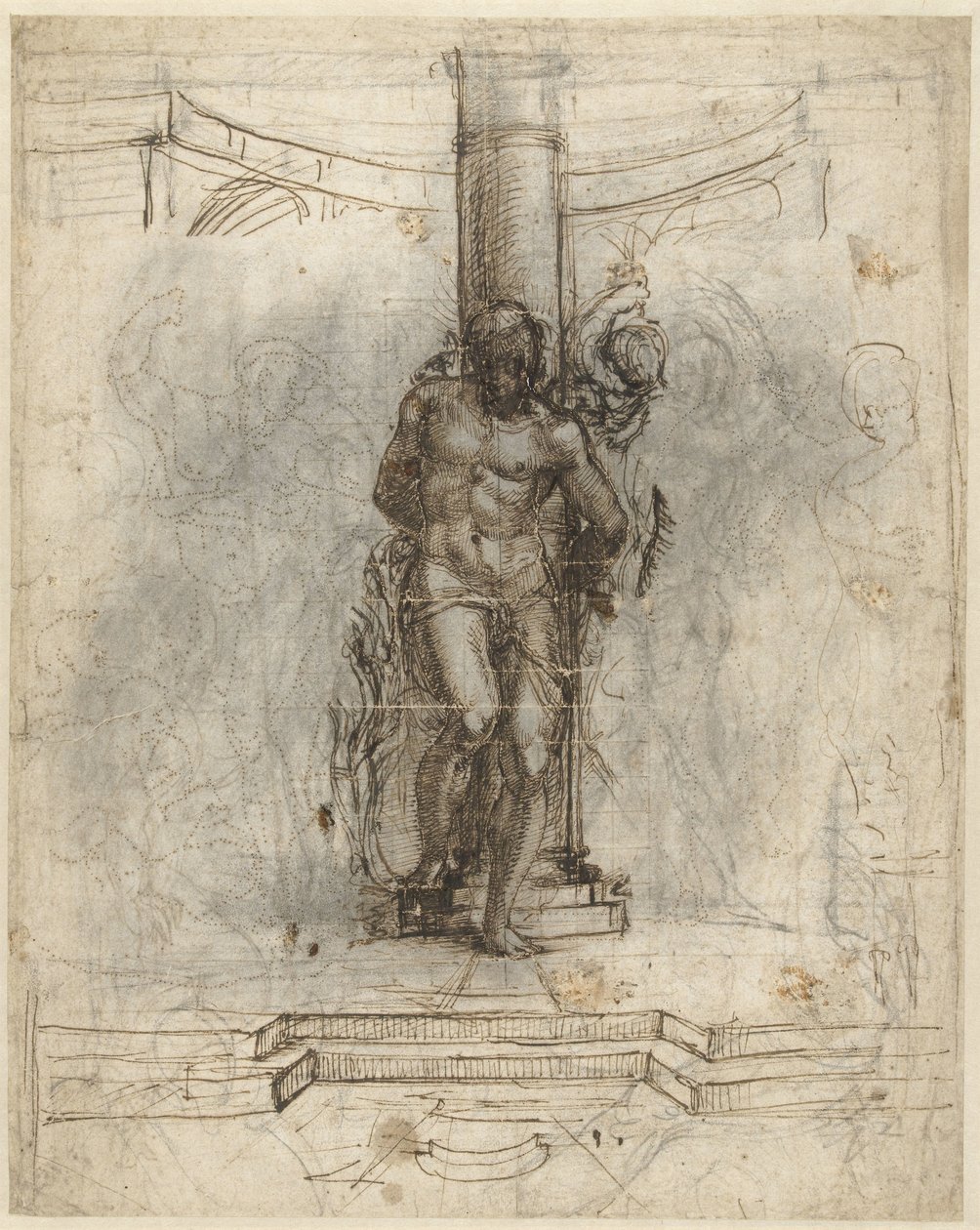 Krisztus ostorozása alkotó: Sebastiano del Piombo