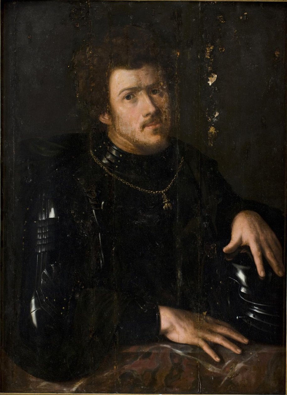 Merész Károly portréja alkotó: Sebastiano del Piombo