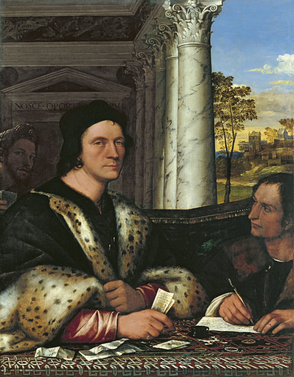 Ferry Carondelet portréja 1473-1528, titkárával alkotó: Sebastiano del Piombo