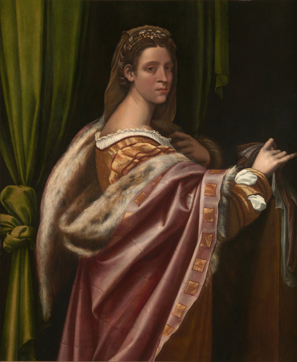 Hölgyportré, 1540-es évek alkotó: Sebastiano del Piombo