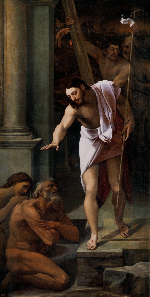 Spanyol: Bajada de Cristo al Limbo Krisztus leszállása a Limbóba alkotó: Sebastiano del Piombo