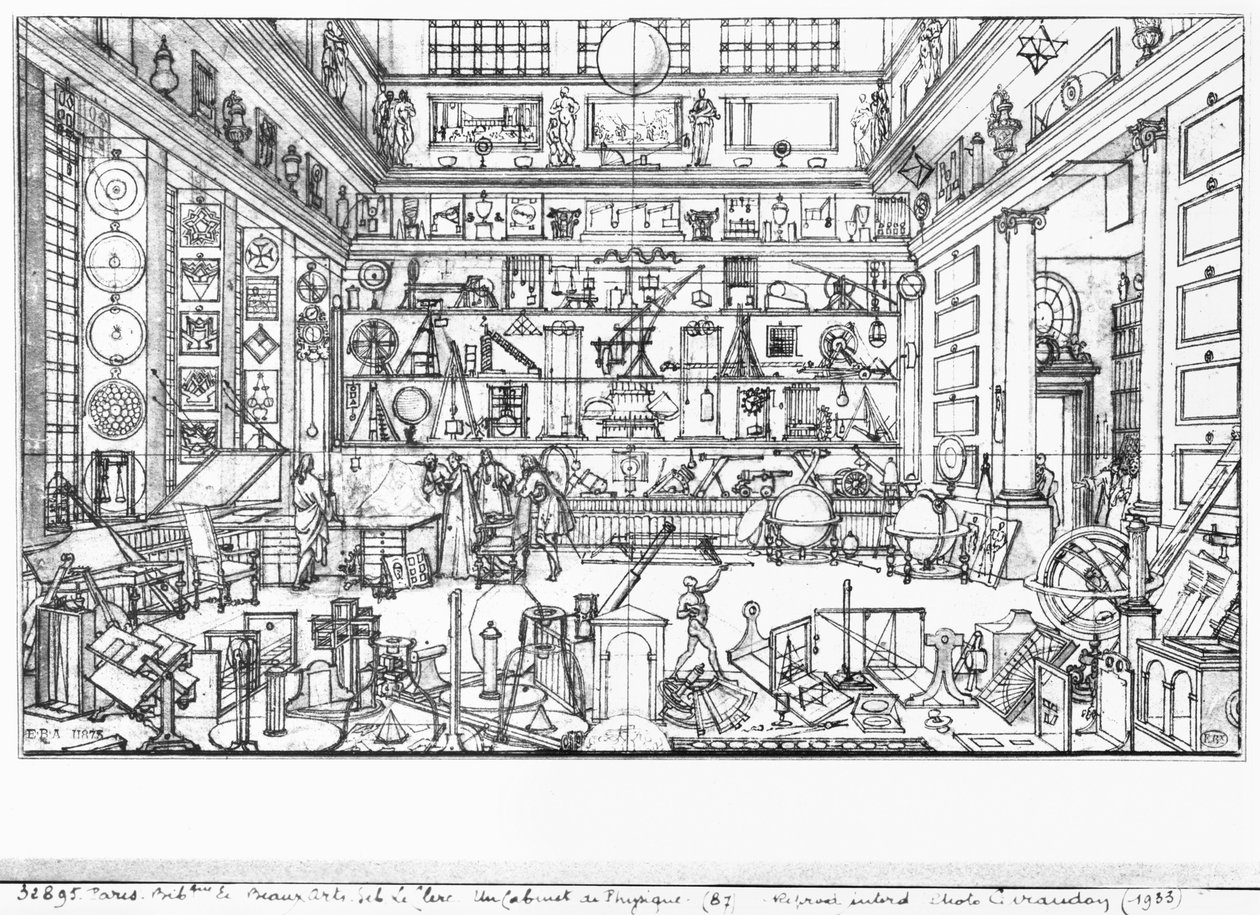 Fizikai Kabinet, 1687 alkotó: Sebastien I Le Clerc