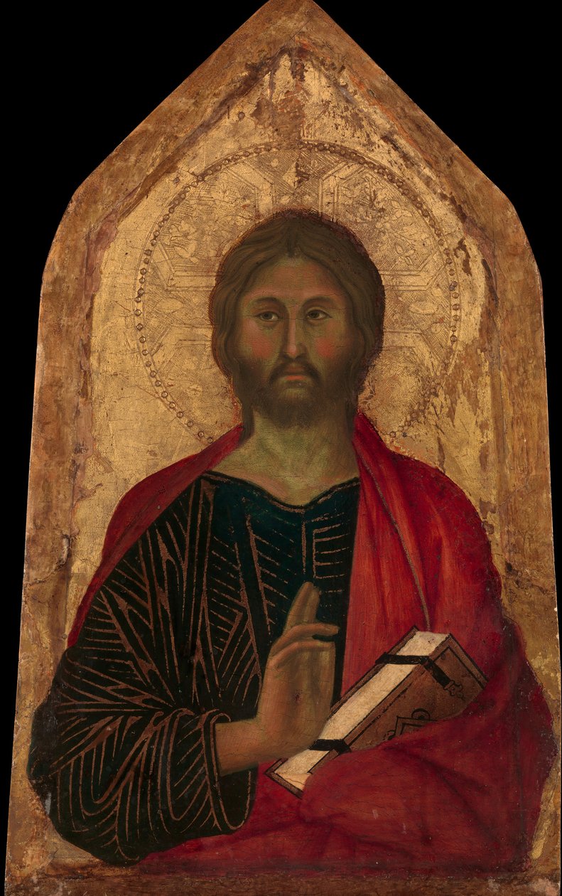 Krisztusi áldás, kb. 1311. alkotó: Segna di Buonaventura