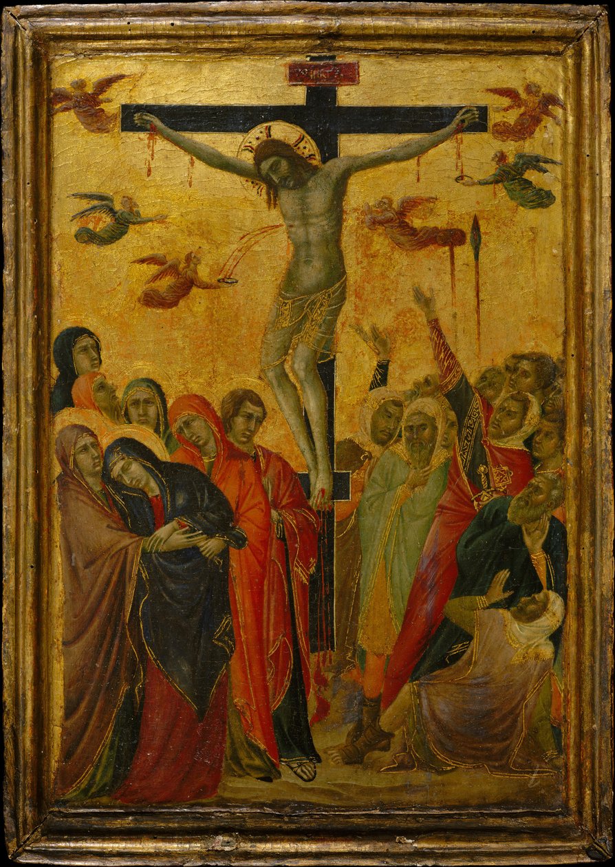 A keresztre feszítés, kb. 1315. alkotó: Segna di Buonaventura
