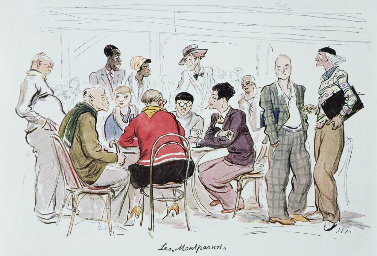A Montparnos, 1929 alkotó: Sem