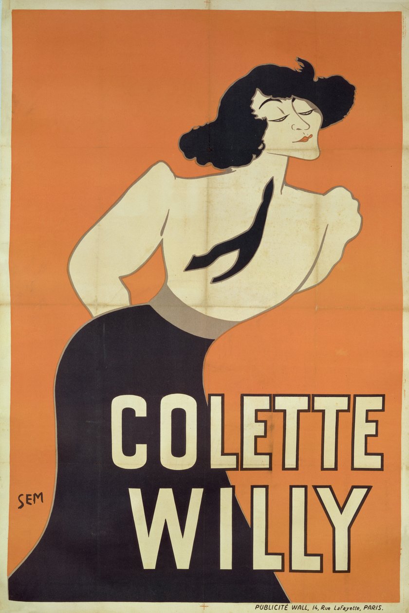 Colette Willyt (1873-1954) ábrázoló plakát alkotó: Sem