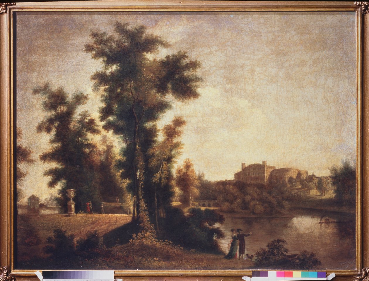 Táj Szentpétervár közelében. Szemjon Fjodorovics Scsedrin (Szemion Scsedrin) (1745-1804) festménye, olaj, vászon alkotó: Semen Fedorovich Shchedrin