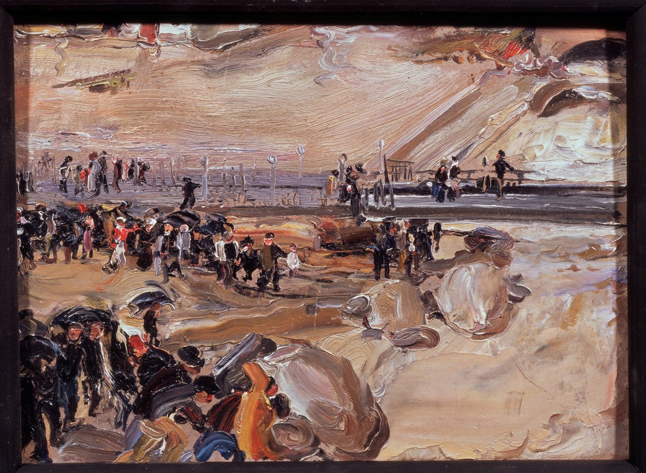 Séta San Remóban (Olaszország). Szemjon Gavrilovics Nikiforov (1877-1912) munkája, olaj, karton alkotó: Semen Gavriilovich Nikiforov