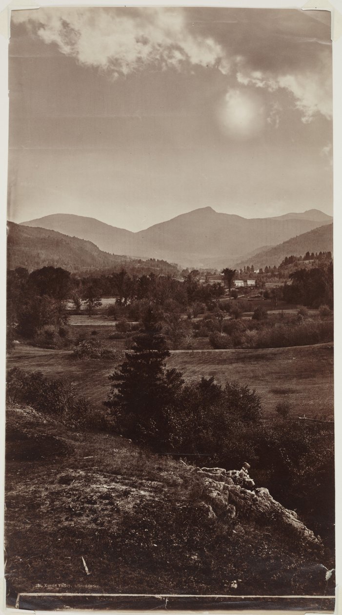 Keene Valley, Adirondacks (albumnyomat) alkotó: Seneca Ray Stoddard