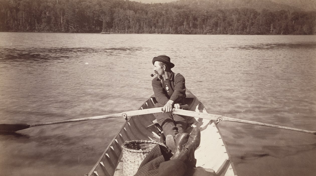 Így néz ki a hátsó ülésről, 1880-1890 (albumén ezüst nyomat üvegnegatívról) alkotó: Seneca Ray Stoddard