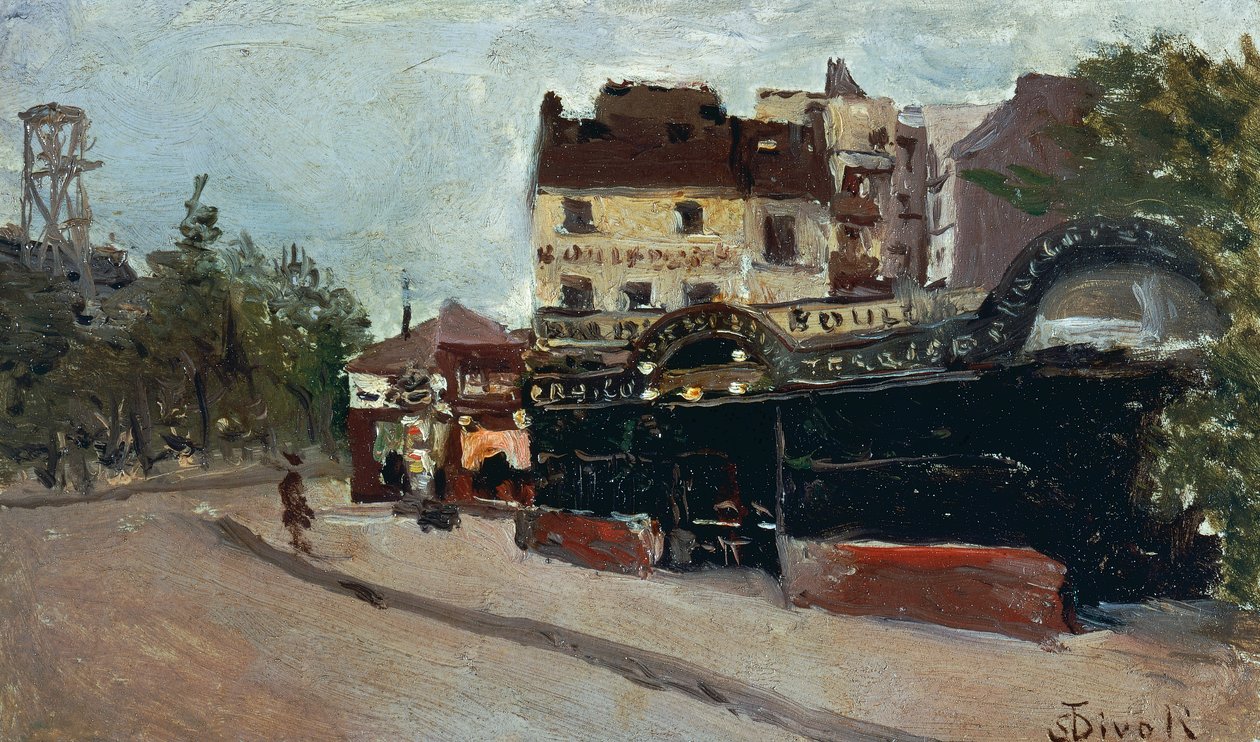 A Moulin de la Galette alkotó: Serafino de Tivoli