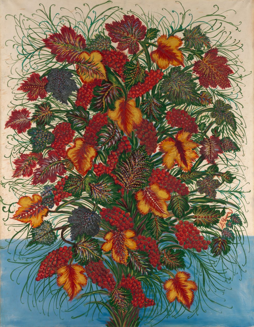 A nagy csokor, 1907 körül alkotó: Seraphine Louis