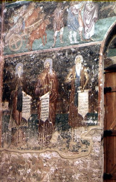 Részlet a Szűz Mária mennybevételéről alkotó: Serbian School