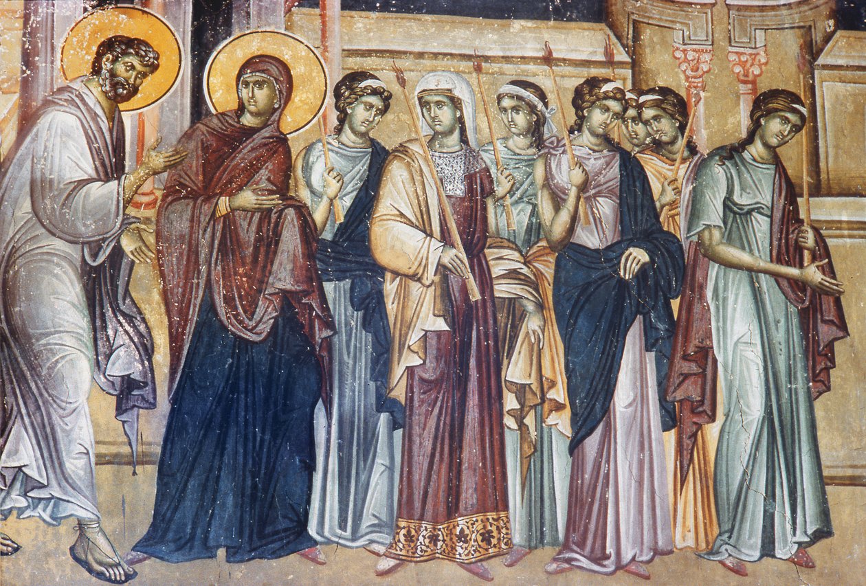 Szűzanya bemutatása a templomban alkotó: Serbian School