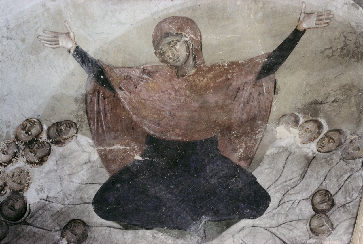 A szent harcosok, Aretas, Nestor és Nicetas, 1407-18 alkotó: Serbian School