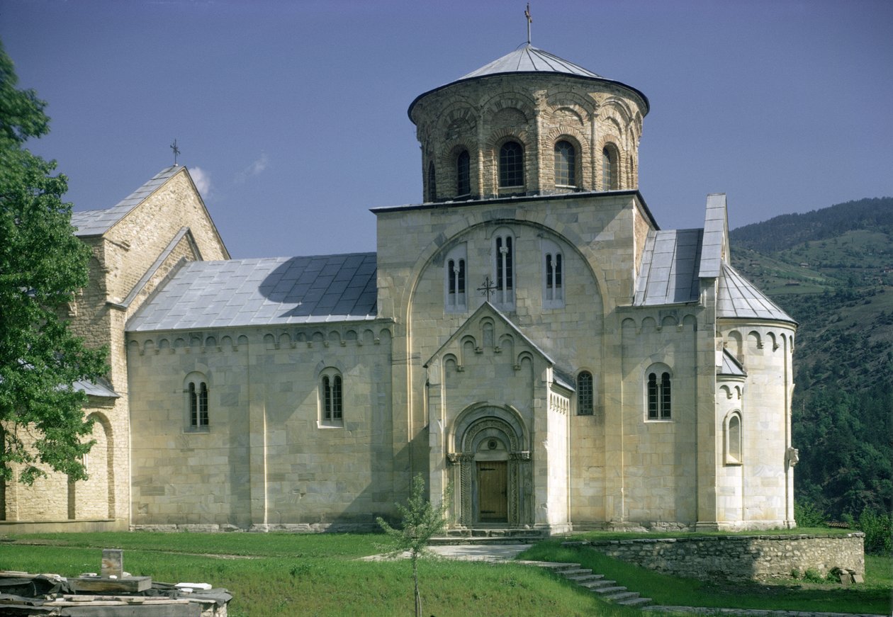 A Sveta Bogodorica templom déli nézete alkotó: Serbian School