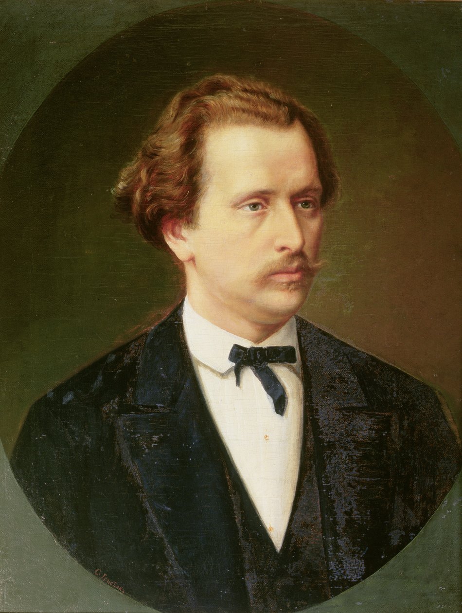 Nikolay Rubinstein (1835-81) portréja 1870 körül alkotó: Sergei Ivanovich Gribkov