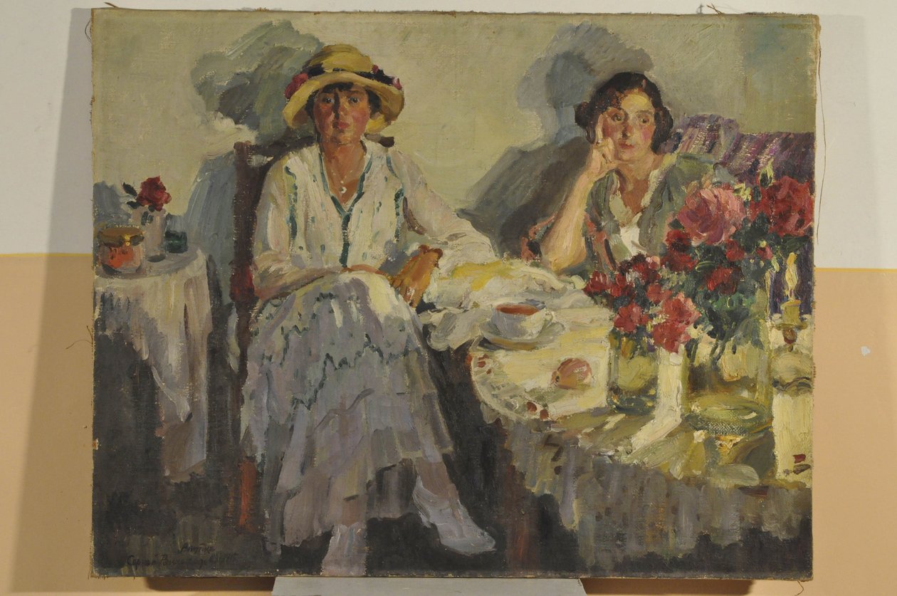 Leszáll az őszi este, 1915 alkotó: Sergei Arsenevich Vinogradov