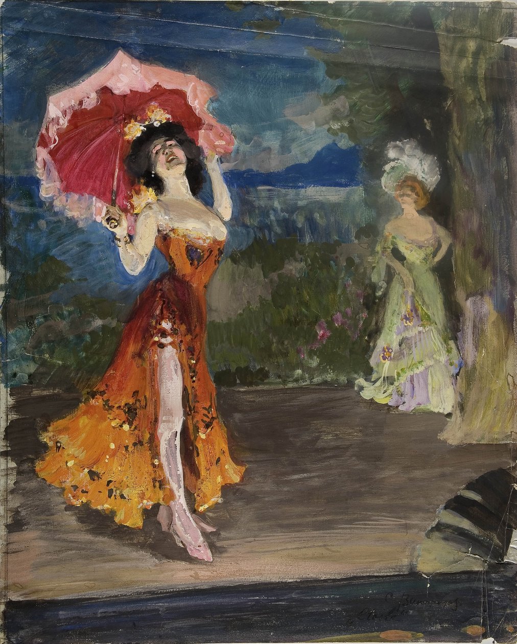 Táncos, 1900-as évek eleje alkotó: Sergei Arsenevich Vinogradov