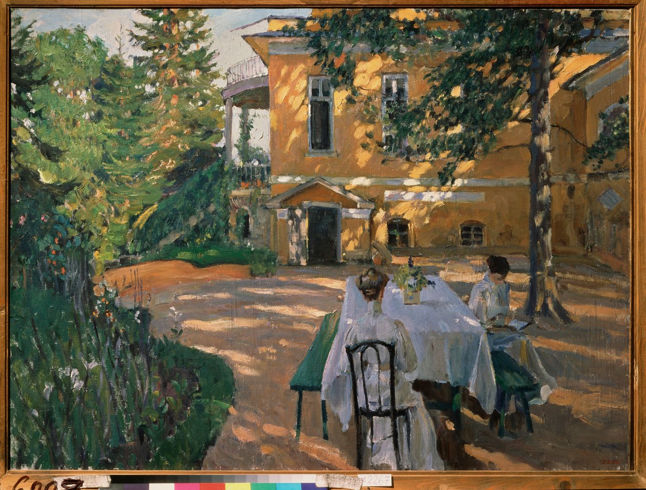 Nyáron – Szergej Arszenjevics Vinogradov (1869-1938) festménye, olaj, vászon alkotó: Sergei Arsenevich Vinogradov