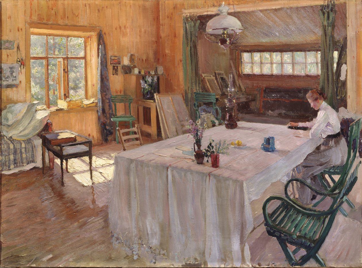 Konstantin Korovin Művész Házában, 1907 alkotó: Sergei Arsenevich Vinogradov