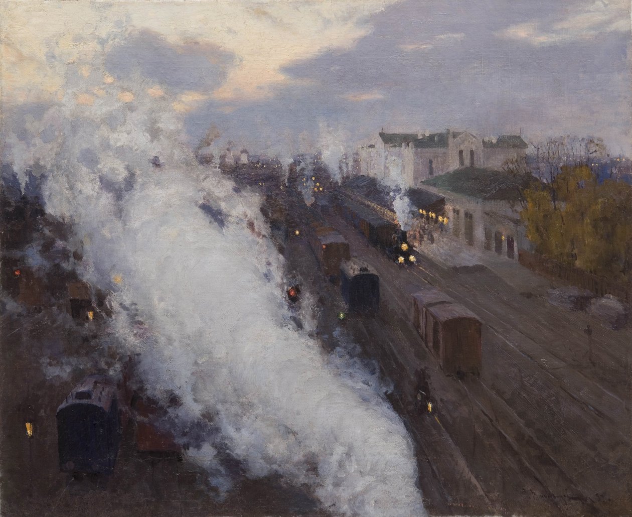 Harkov pályaudvar, 1892 alkotó: Sergei Arsenevich Vinogradov