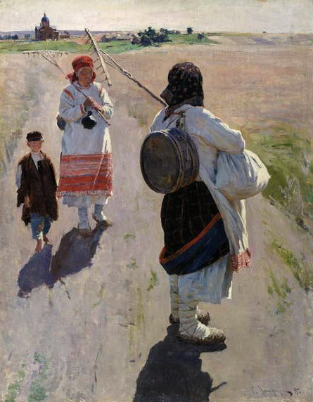 Úton a munkába alkotó: Sergei Arsenevich Vinogradov