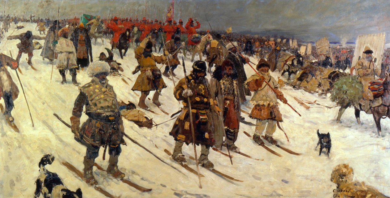 Az oroszok katonai hadjárata a 16. században, 1903 alkotó: Sergei Ivanov